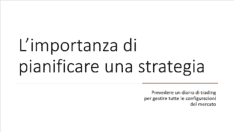 L’importanza di pianificare una strategia